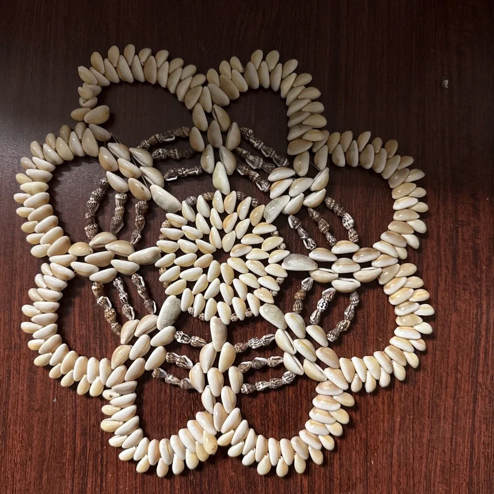 Vintage‎ Shell, Seashell, Vase Stand, Flower Decoration, Pot Holder - Hawaiian